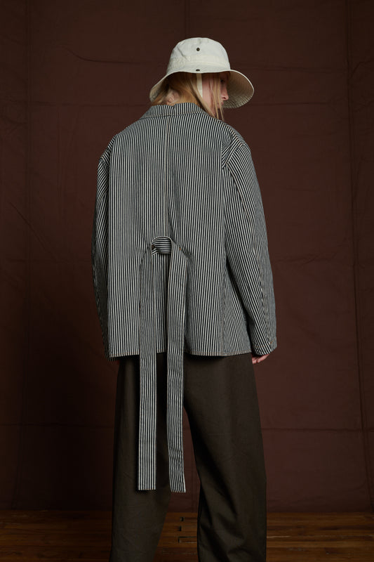 Veste Alphonse - Noir/Blanc - Coton - Femme