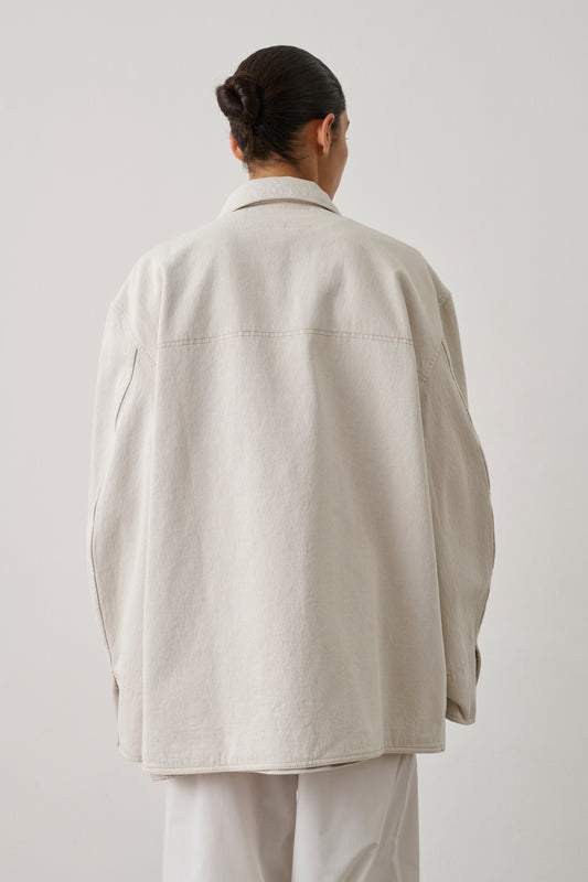 Veste Hija - Blanc Grès - Coton - Femme