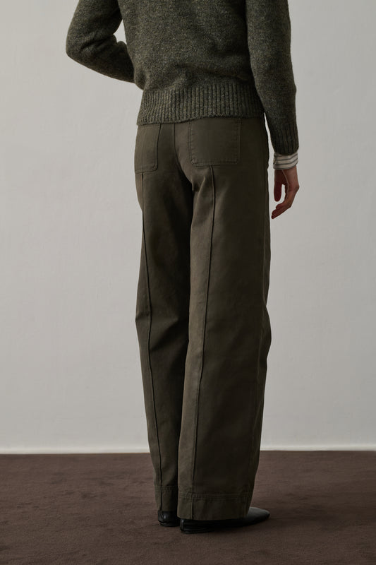 Jean Harold - Kaki - Coton - Femme