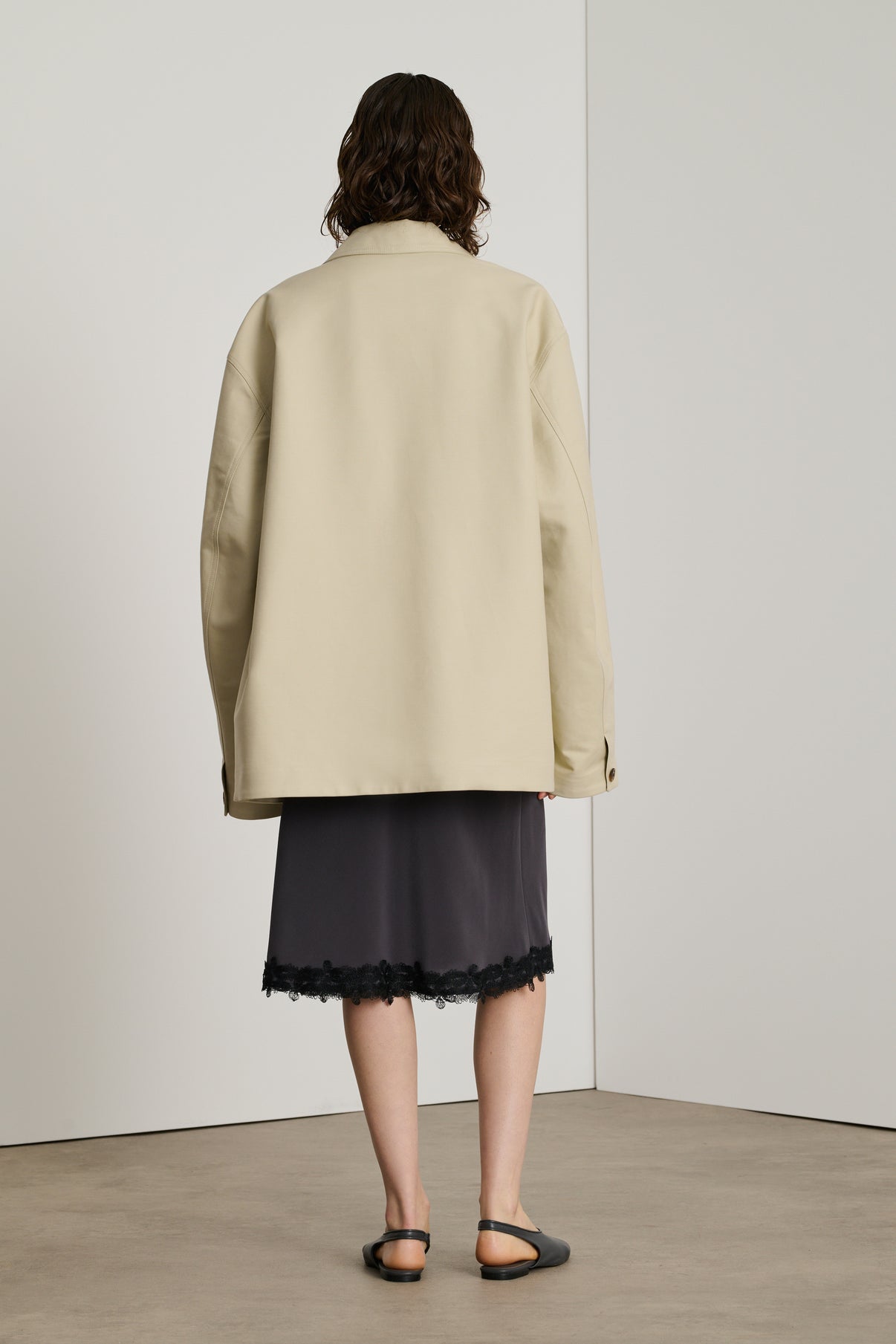 Veste Domingo - Mastic - Coton - Femme vue 5