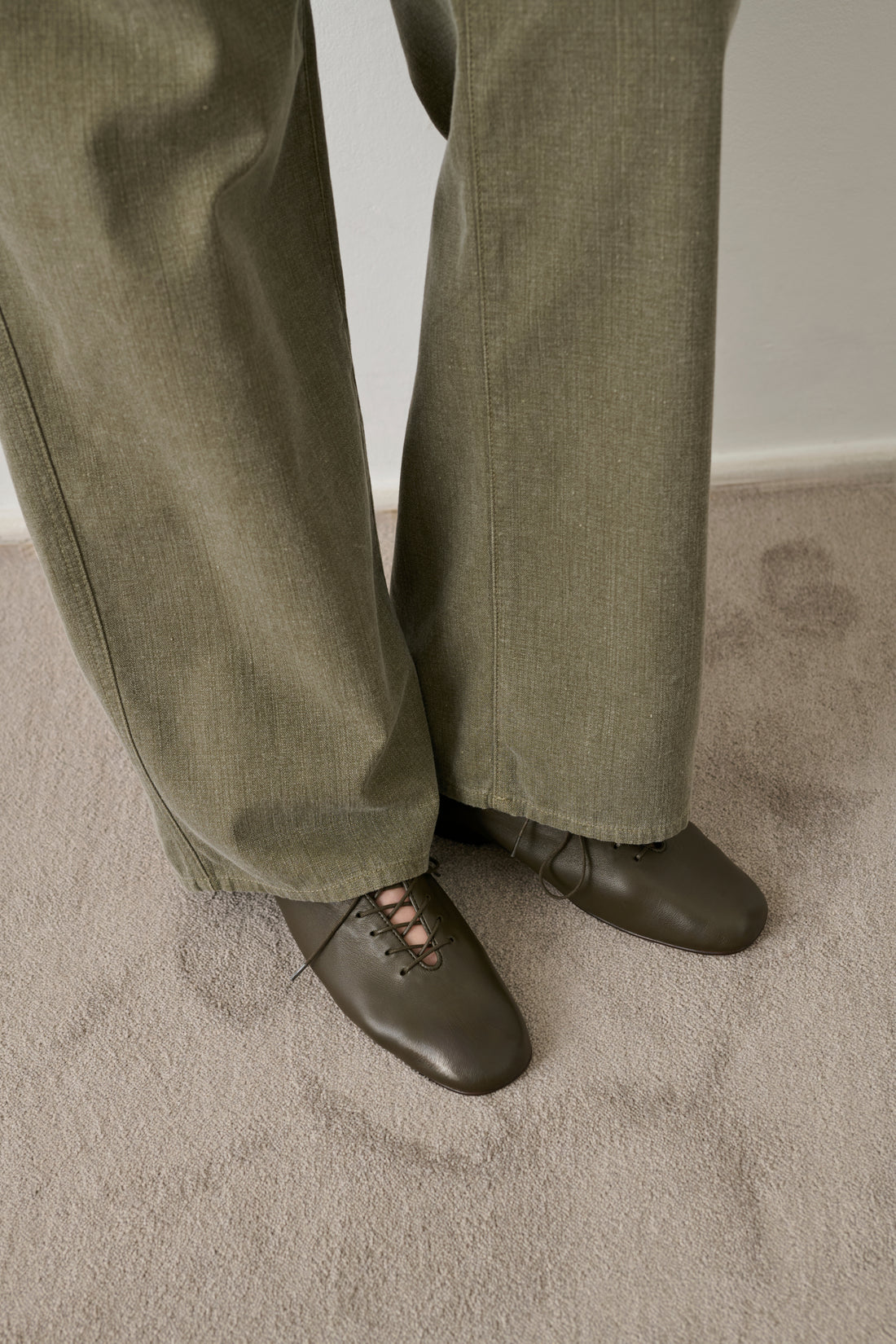 Ballerines Orso - Terre D'Ombre - Cuir - Femme