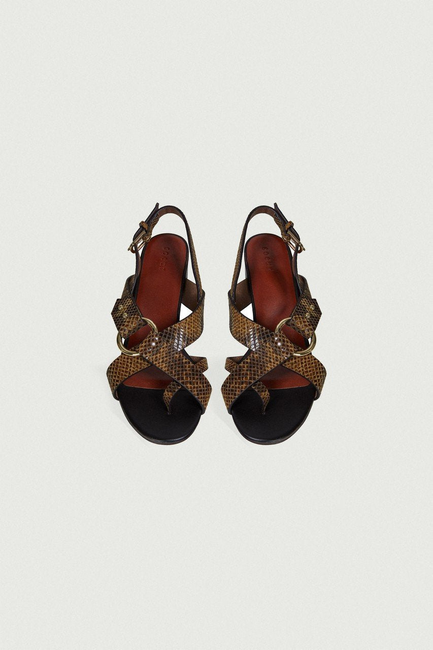SANDALES FLORENTINE PYTHON