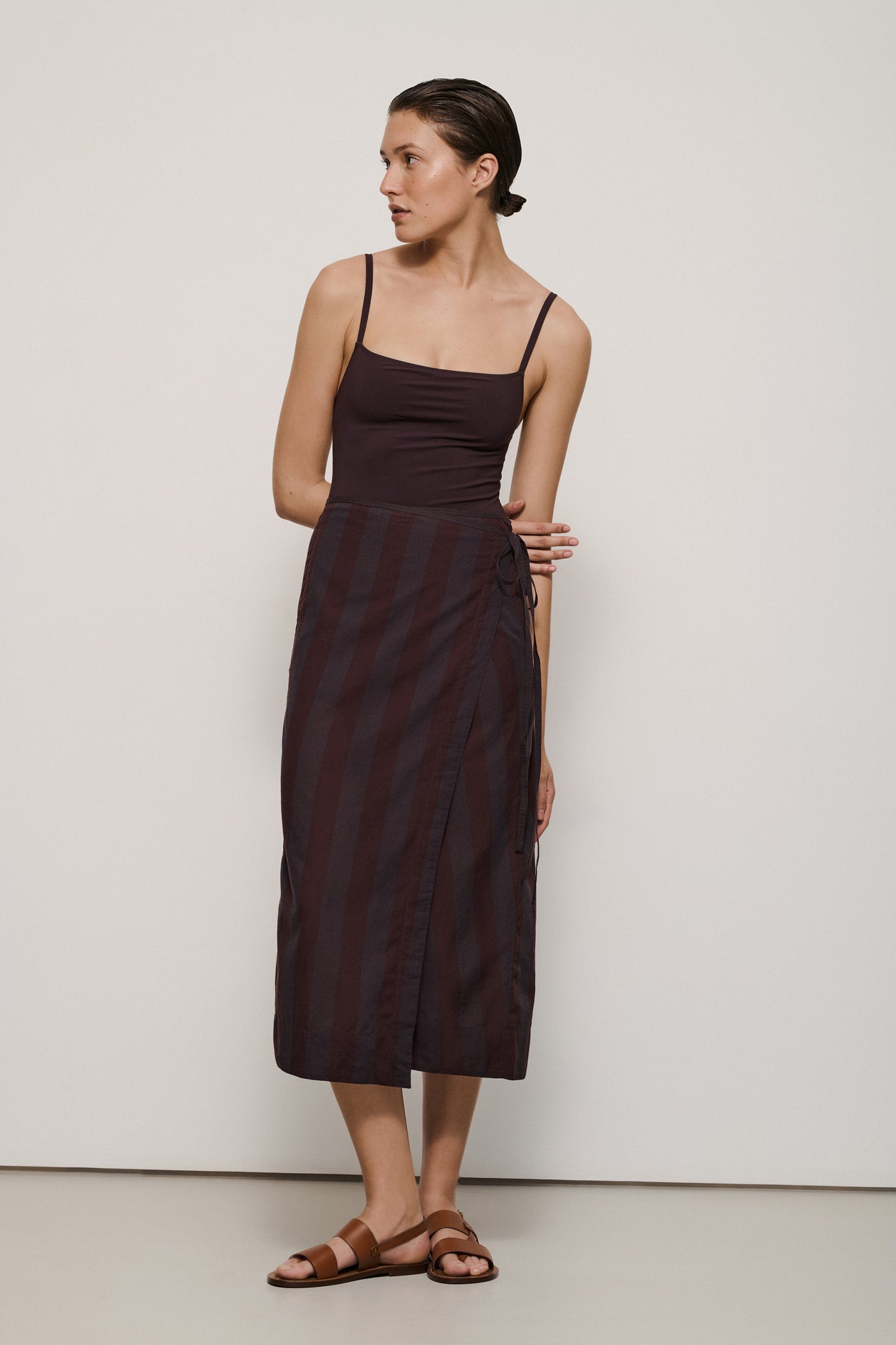 JUPE LA GONNA BORDEAUX