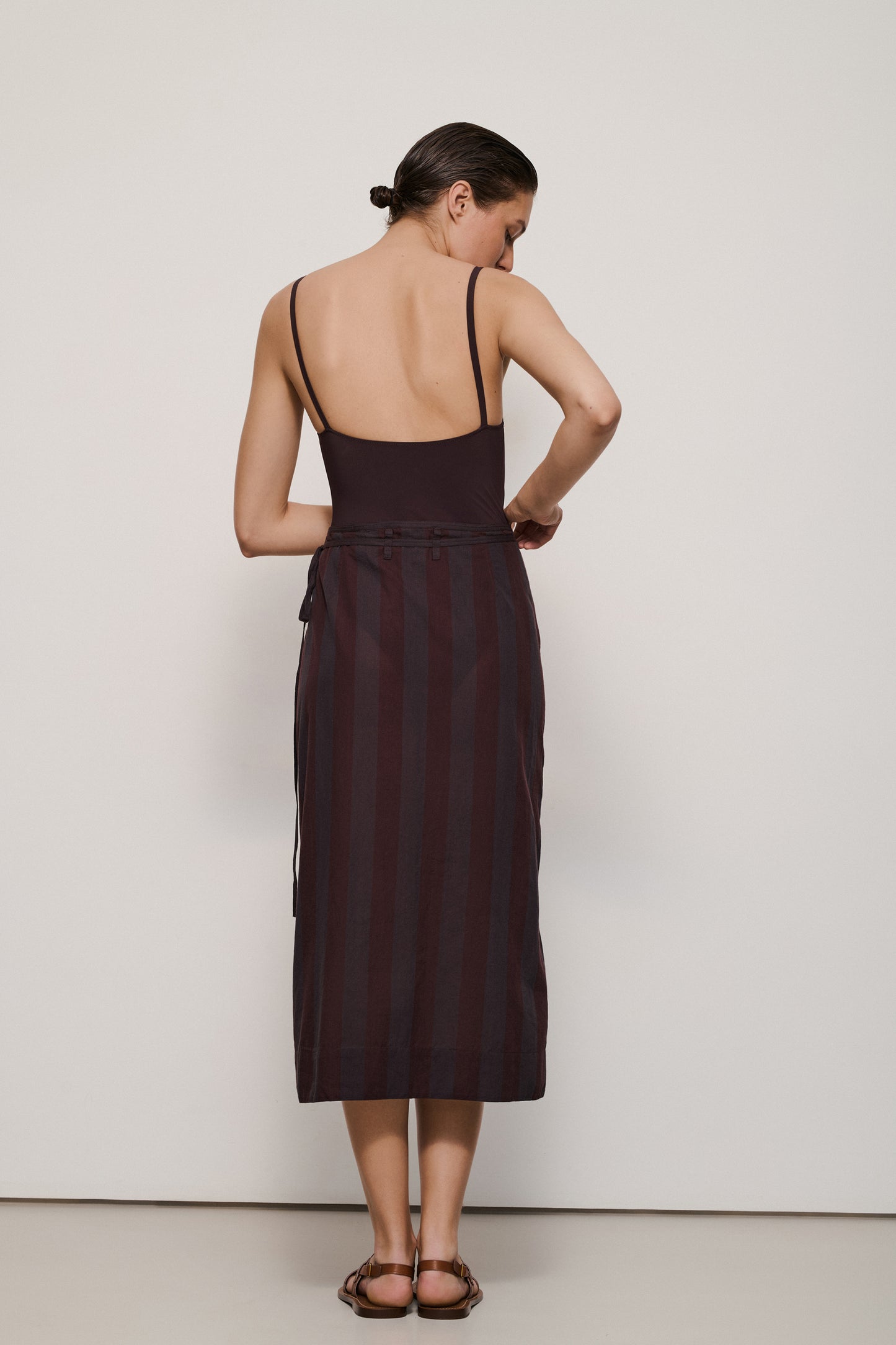 JUPE LA GONNA BORDEAUX